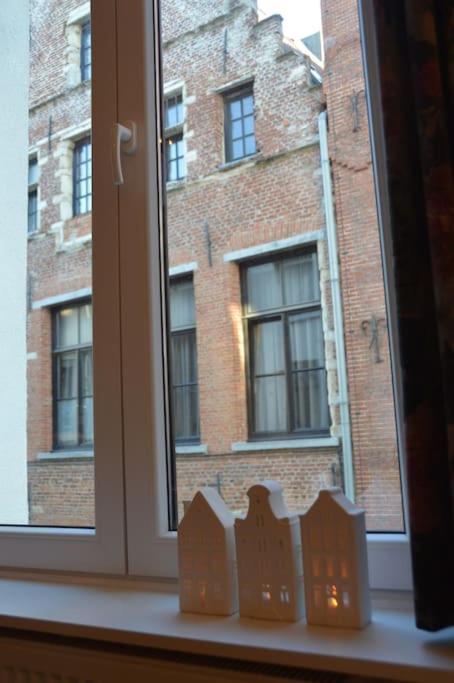Hippe Studio In Historisch Gebouw In Oude Centrum Antwerpen Kültér fotó